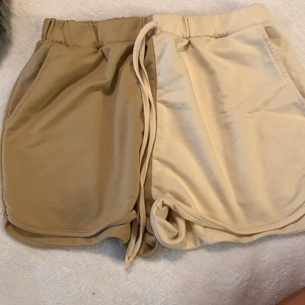 2 toned shorts